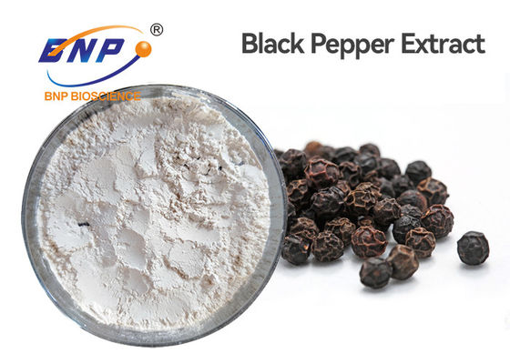 ผงสารสกัดจากพริกไทยดำขาว Piperine HPLC สารสกัดจากผล Piper Nigrum